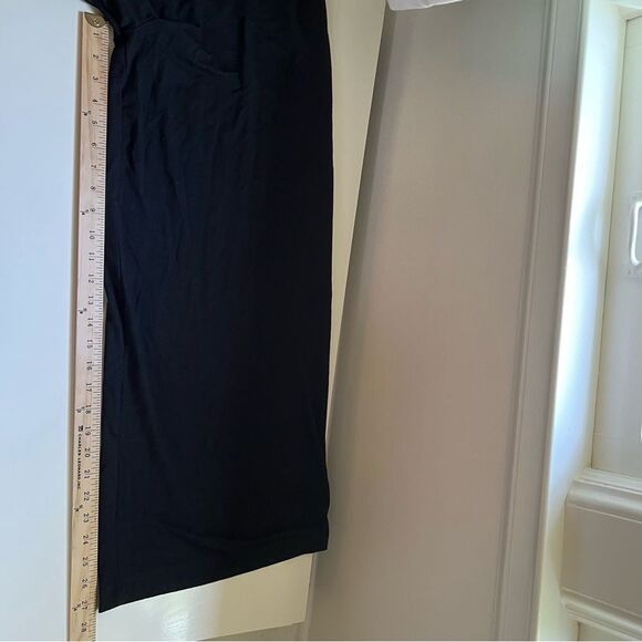 Reformation Chandler Jumpsuit Wide Leg Black Lyocell Pockets Size Medium - Picture 12 of 13